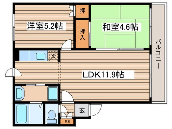 ダンディライオンの物件間取画像